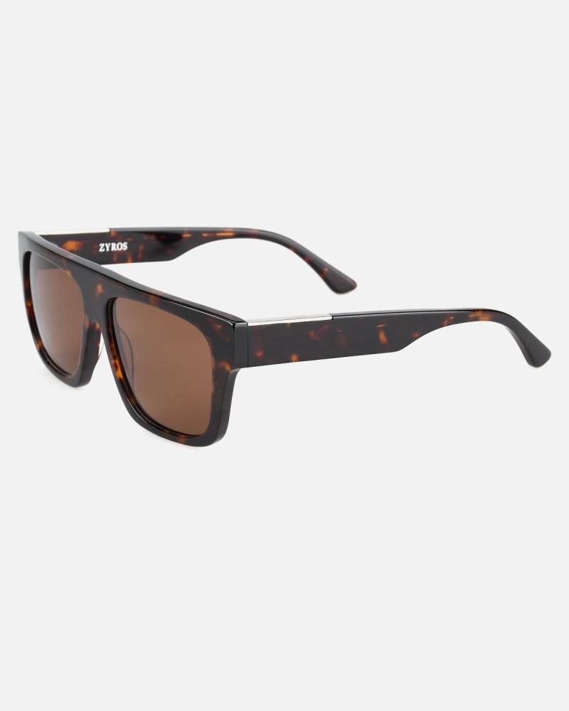 Women's Elegant Design Sunglasses Patterned Brown