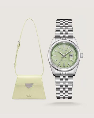 A women's outfit that combines delicate design and elegance
