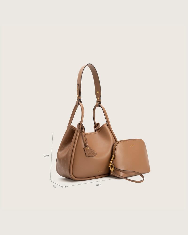Large brown women's handbag
