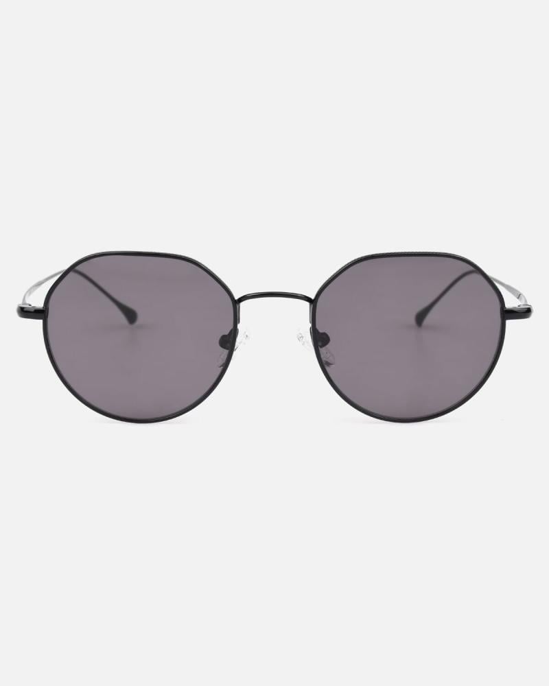 نظارة شمسية للجنسين جذابة بلون أسود