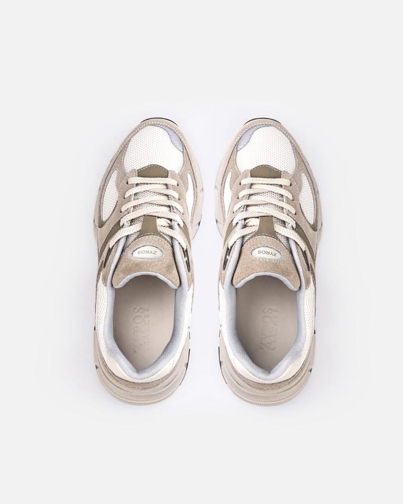 حذاء نسائي رياضي أنيق بلون بيج