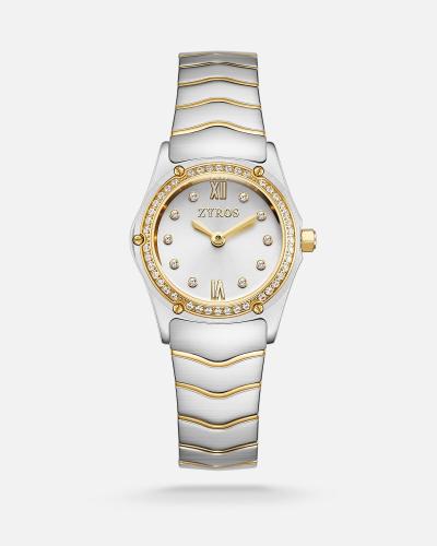 Ghaith women's watch in gold and silver