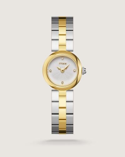 Azza women's watch, steel, gold and silver color