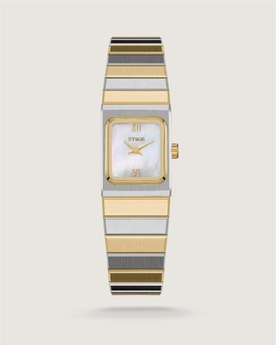 Ahed women's steel watch in gold and silver