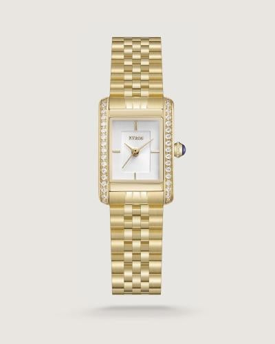 Majd women's watch, steel, gold color