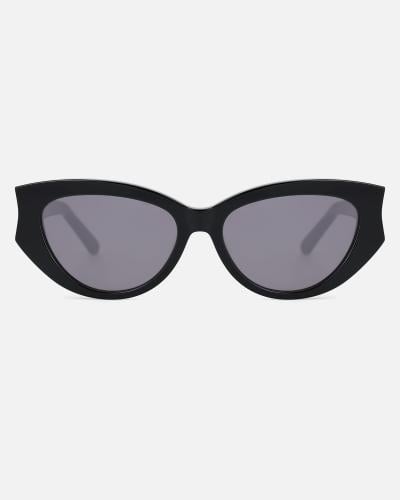 Women's Sunglasses with Sharp Angles  Black