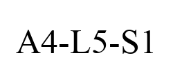 A4-L5-S1