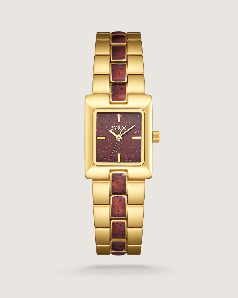 Women's Warmth Watch, Steel, Gold Color