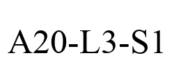 A20-L3-S1 A20-L3-S1