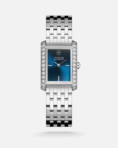 Classic women's watch in silver color