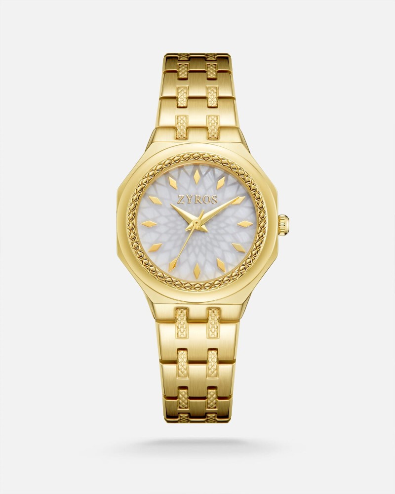 Women's gold-tone steel watch