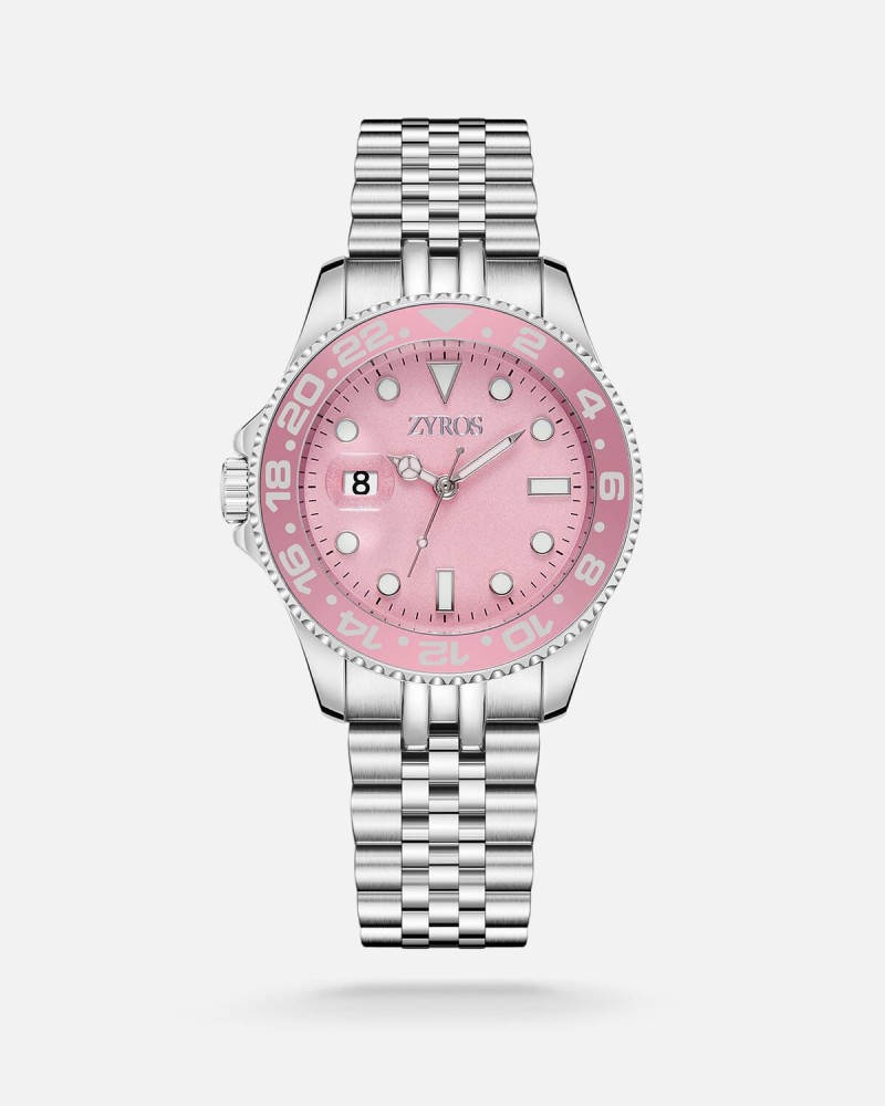 Classic women's watch in silver
