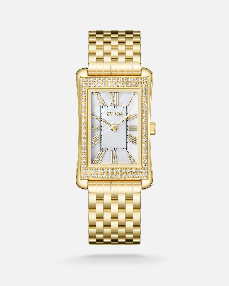 Women's gold-tone steel watch