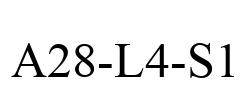 A28-L4-S1 A28-L4-S1
