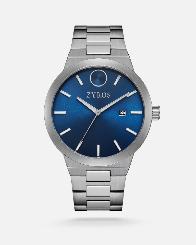 Elegant gray men's watch