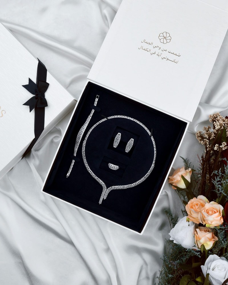 Silver women's set