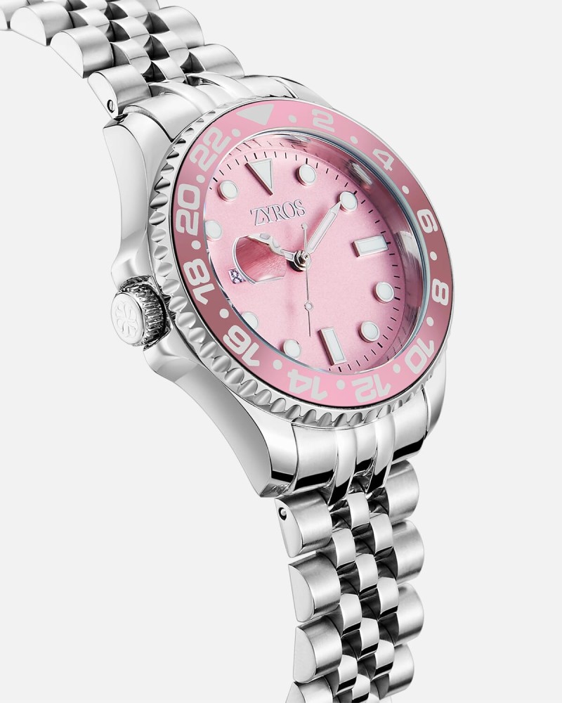 Classic women's watch in silver