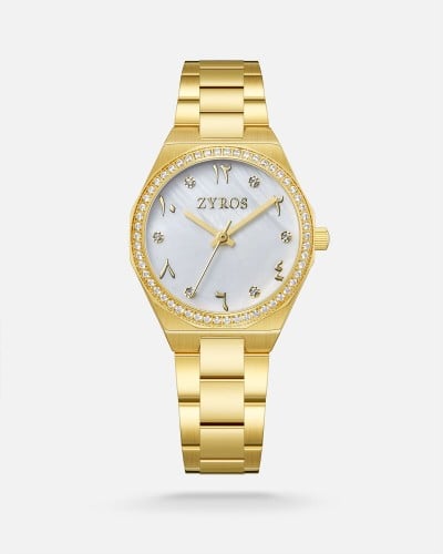 Women's gold-tone steel watch
