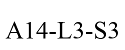 A14-L3-S3 A14-L3-S3