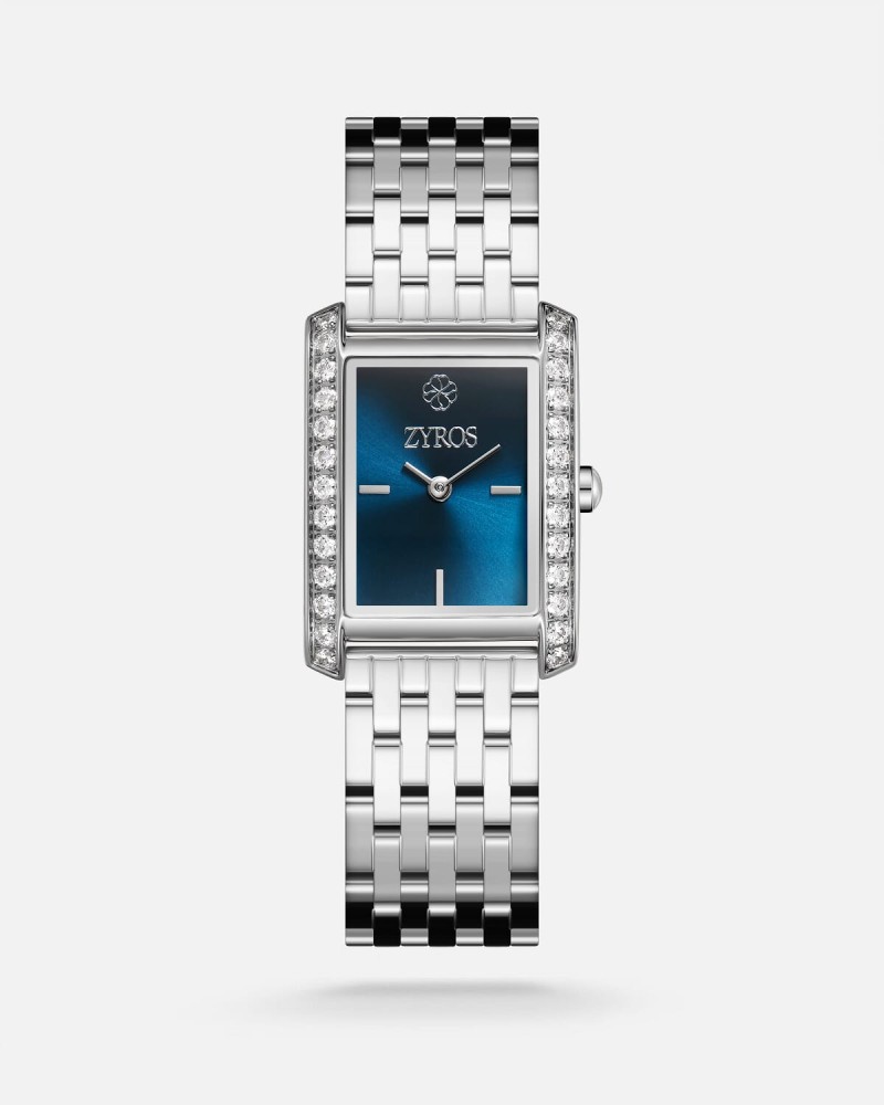 Classic women's watch in silver color