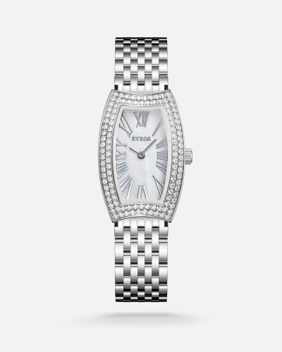 Women's silver steel watch