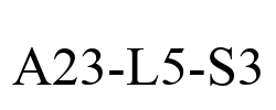 A23-L5-S3