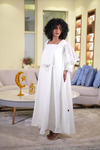 جلابية فاخرة مع شك يدوي