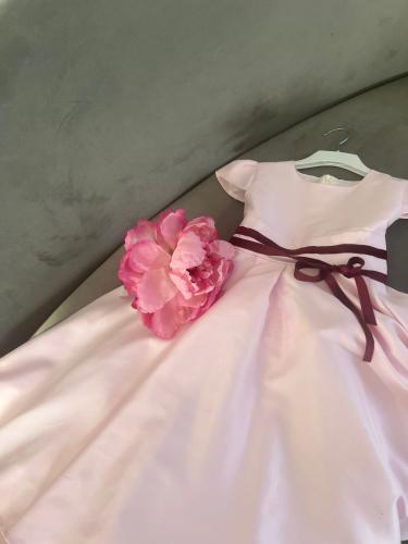 فستان مميز اطفال القماش تفته