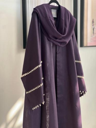 قماش لنن - لولو بنفسجي