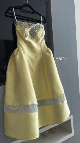 فستان أنيق وفخم جدا بشك يدوي كرستال