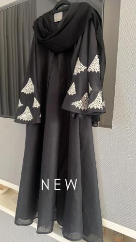 عباية القماش لنن لأطلالة فخمه