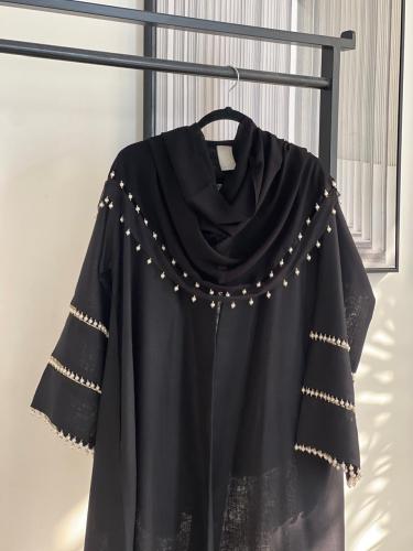 قماش لنن - لولو أسود