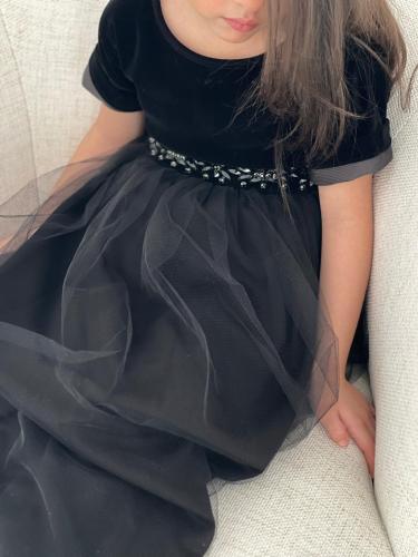 فستان اطفال اسود مميز