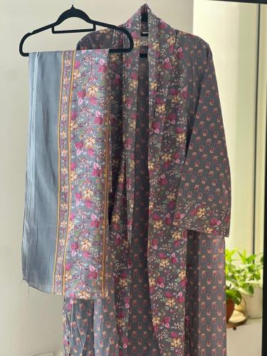 طقم قطن صيفي موف مورد