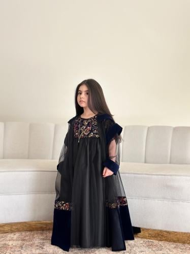 فستان ووشاح (خام ورد صيفي بديل )