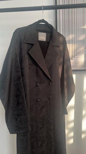 بليزر- كريب اسود مشجر