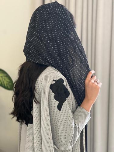 بشت كريب ابيض منقط خفيف