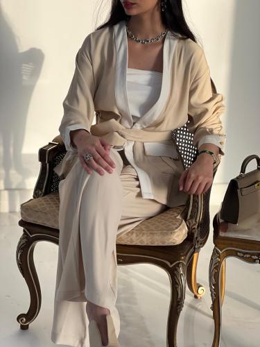 طقم كريب بيج مع حزام