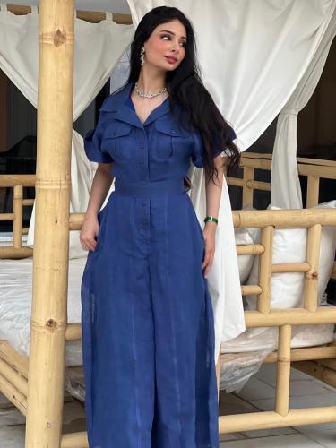 جمبسوت لنن ازرق