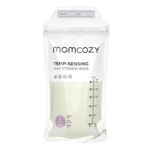 أكياس تخزين حليب الأم من Momcozy، مستشعر درجة الحر...