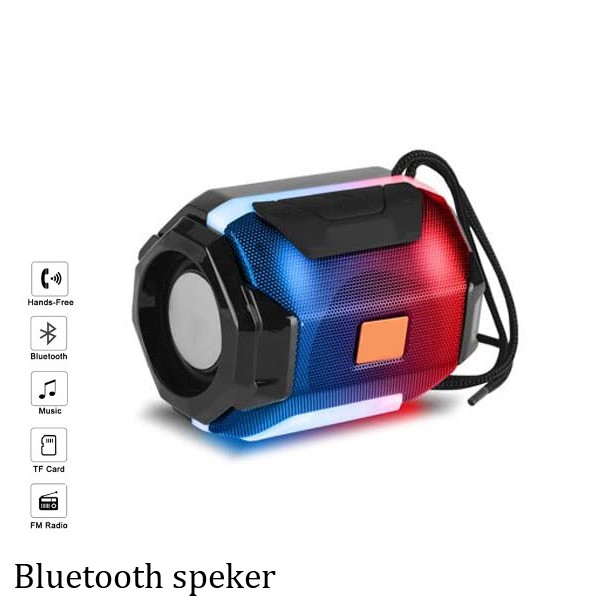 سماعة بلوتوث تدوم لثمان ساعات  مع أضاءه LED بالوان تنسجم مع اللحن