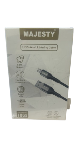 كيبل شحن من ماجيستي usb-a to ligtning بطول متر