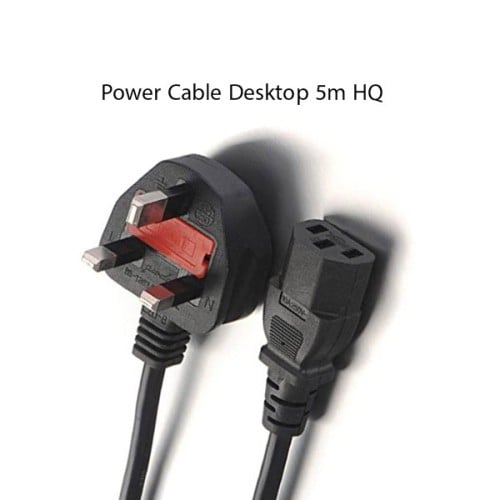 كيبل مكتبي ذو ثلاث فتحات بطول 5 متر / Power cable...