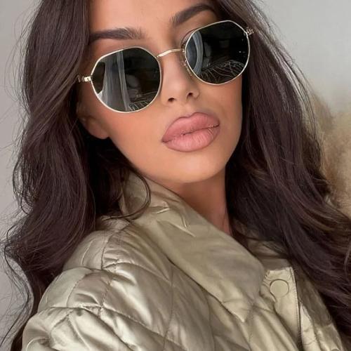 نظارة شمسية بإطار معدني للرجال والنساء