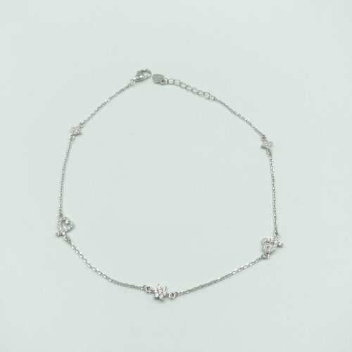 خلخال فضة صافي عيار 925