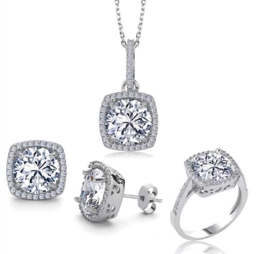 طقم ناعم فضة صافي عيار 925