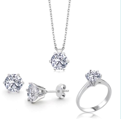 طقم ناعم فضة صافي عيار 925