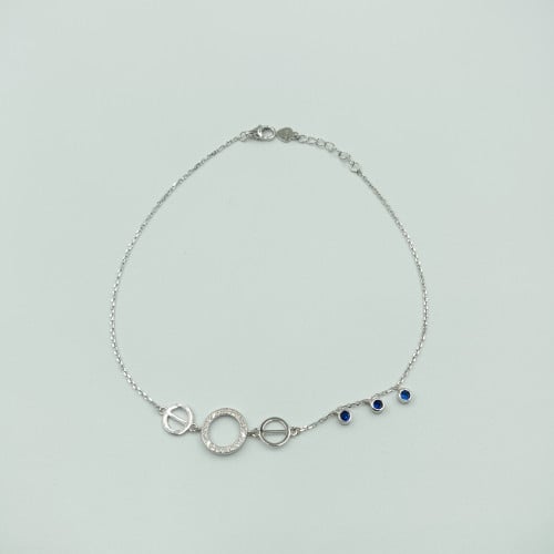 خلخال فضة صافي