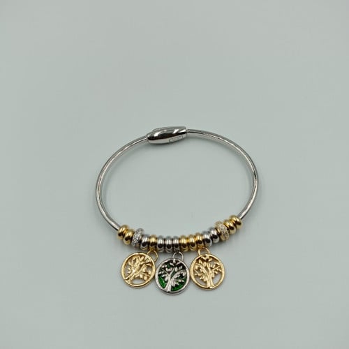 اسوارة ايطالي فضة صافي عيار 925 مطلي ذهب