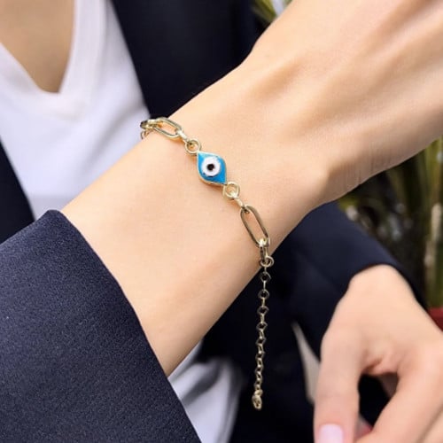 أسواره  جنزير ناعمة  فضة صافي عيار 925 مطلي ذهب